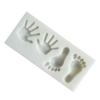 4Holes Baby Hand Foot Silicone Molds Chocolate Candy Clay Fondant Cake Baking Decorating Tools