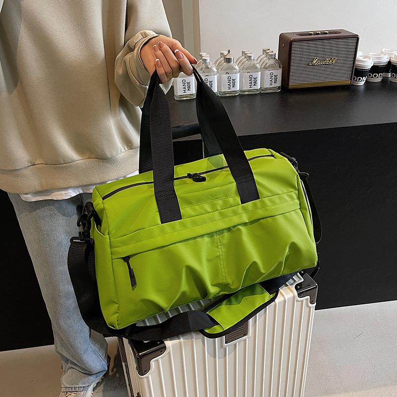 Simple Leisure Training Fitness Bag Dry and Wet Separation Business Trip Large Capacity with Shoe Warehouse Storage Hand Luggage Bag