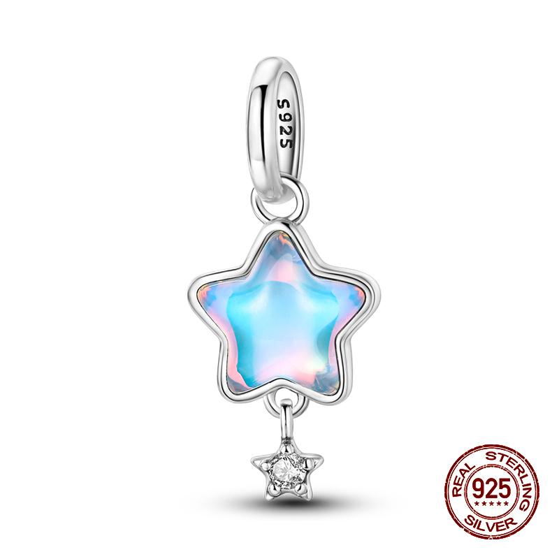 Magical 100 Copper Glass Flower Butterfly Charm Bead Charms Bead Charms Compatible With 3mm Authentic Bracelets Do It Yourself Party Jewellery Gifts