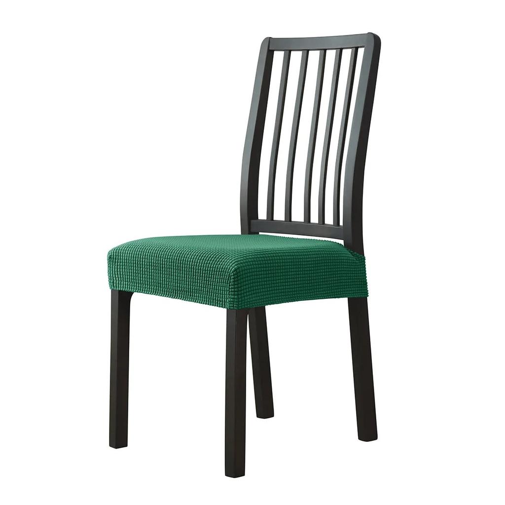 Housse de chaise en Jacquard sans dossier, housse de chaise pour salle à manger, maison, mariage, bureau, extensible, Anti-salissure, sans dossier, 1 pièce
