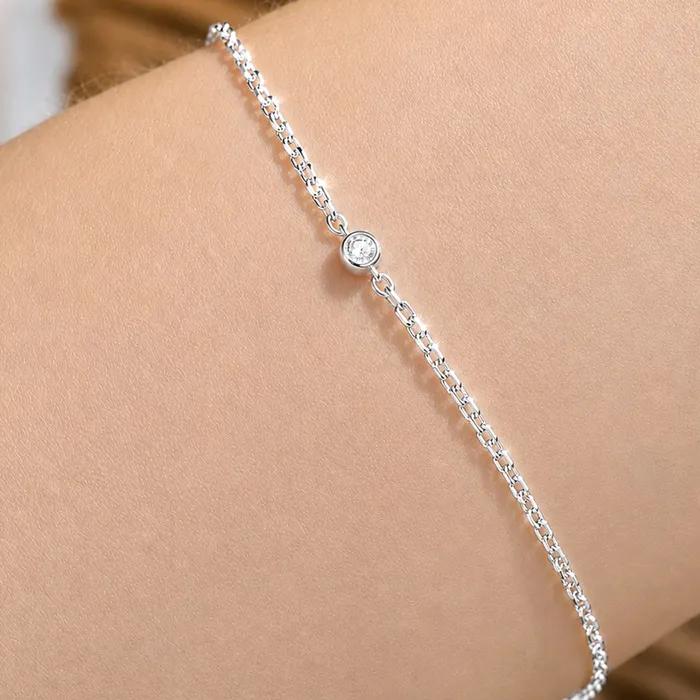 [925 silver]Solitaire Bracelet . MLB263