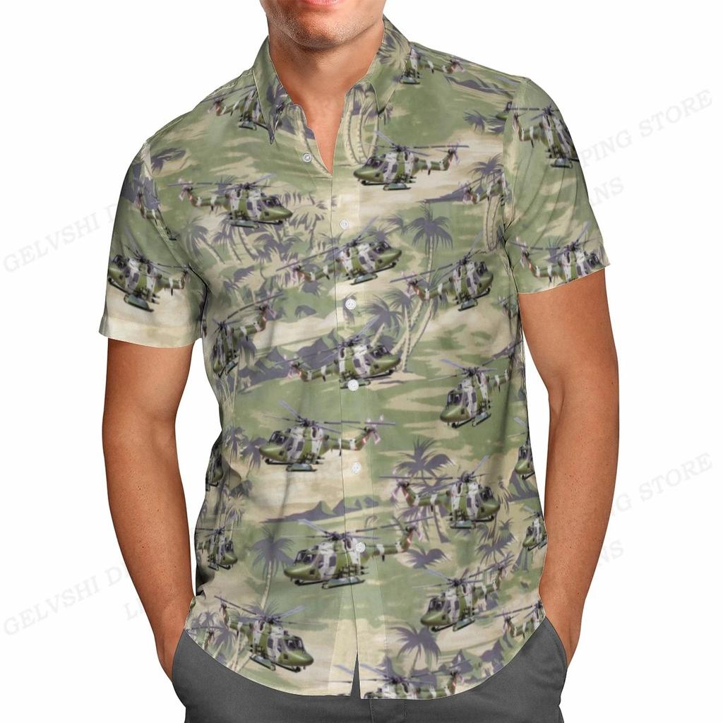 Men's Contrast Patchwork Short Sleeve Shirt Casual Lapel Button Down Top for Daily Commute Vacation