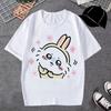Chiikawa Soft Cute Anime Character TShirt Men Women LooseFit Casual Summer ShortSleeve ONeck Harajuku Streetwear Daily Top