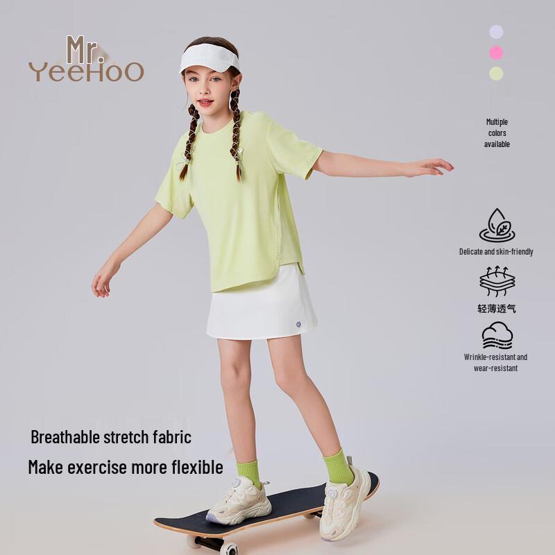YEEHOO Girl s Quick-Dry Short Sleeve T-Shirt 160