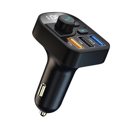 Автомобільний FM-передавач Універсальний Handsfree Дзвінок 3 USB-порти Автомобільний MP3-плеєр Bluetooth Радіоприймач Автомобільний Зарядний пристрій
