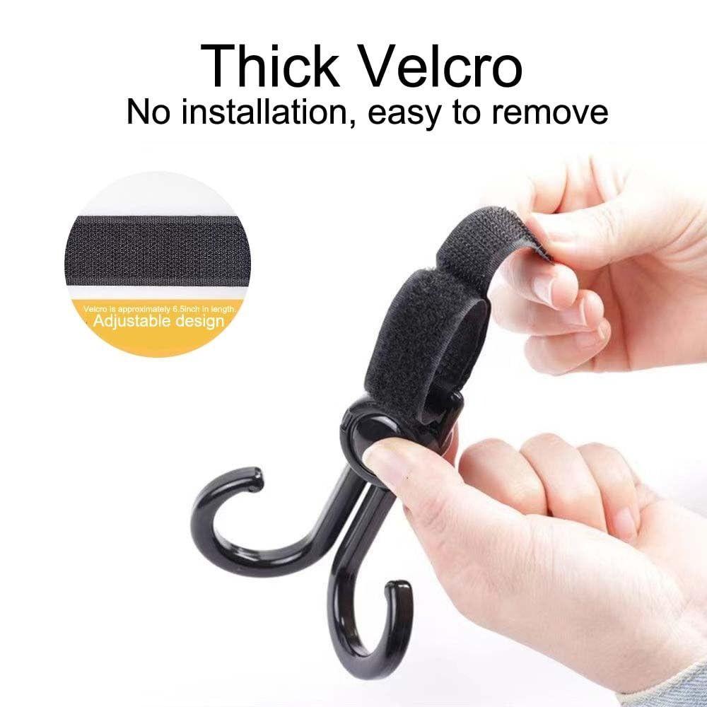 360 Degree Rotating Heavy Duty Handlebar Hanging Clamp On Hanging Hook Stroller Hook Electric Bike