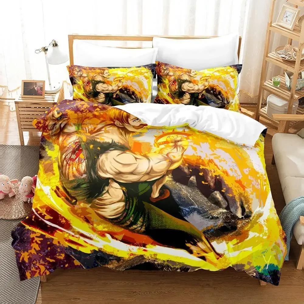 Escanor The Seven Deadly Sins Bedding Set Single Twin Full Queen King Size Bed Set Adult Kid Bedroom Duvet cover Sets 3D Anime