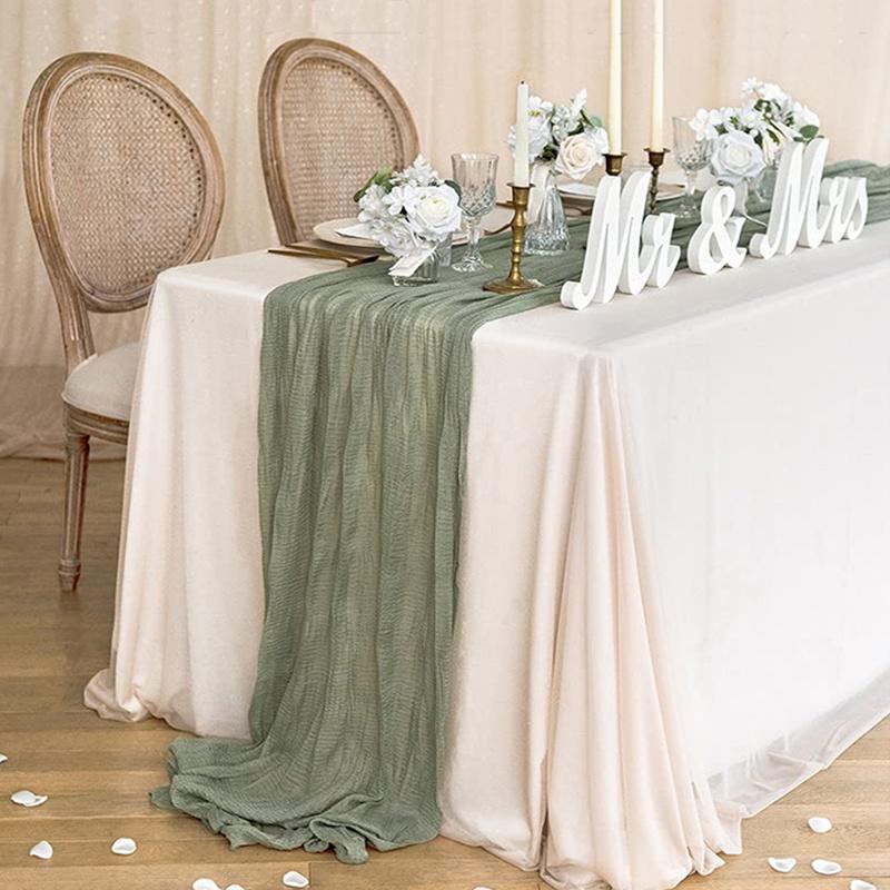 Свадебное украшение. Дорожка для обеденного стола. Легкая — фото 3