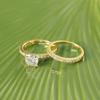 1.25CT 925 Sterling Silver Bridal Rings for Women Sets Round CZ Engagement Rings Promise Wedding Bands Fine Jewelry