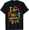 I Heart Love To Finger Paint Im Paint Cute Couples Valentines Day Unisex and Womens Gender Gift Tshirt  Harajuku Vintage Top