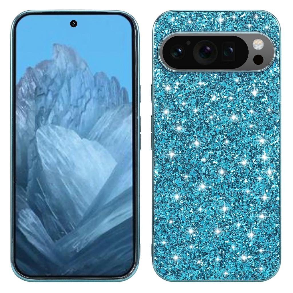 For Google Pixel 10 Pro XL Case TPU+PC Sparkling Glitter Phone Back Cover