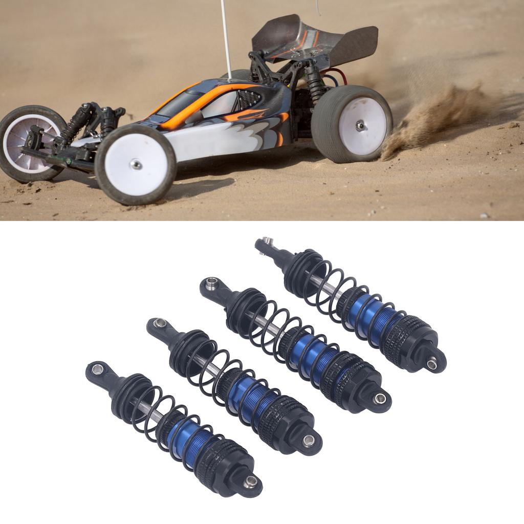 4Pcs RC Car   Aluminum Alloy Stable High Elasticity Front Rear Shock Damper for LC Racing 1Celsius14 1Celsius16