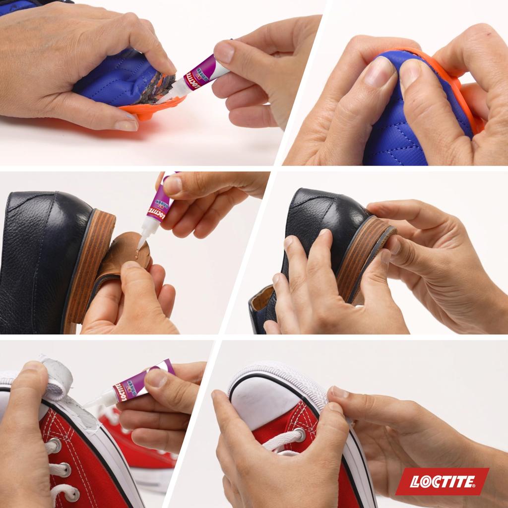 LOCTITE Super Strong Instant Shoe 4g For repairing peeling and peeling as well as for bonding repair and repair plates Adhesive, - shoes, insoles,