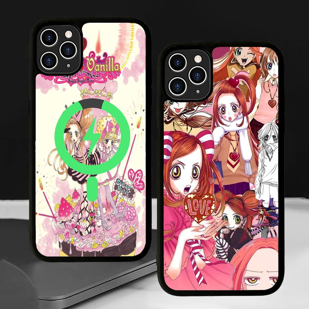 Anime Sugar Sugar Rune For Magnetic Phone Case For IPhone 17 16 15 14 13 12 11 Plus Pro Max PC+TPU Cover
