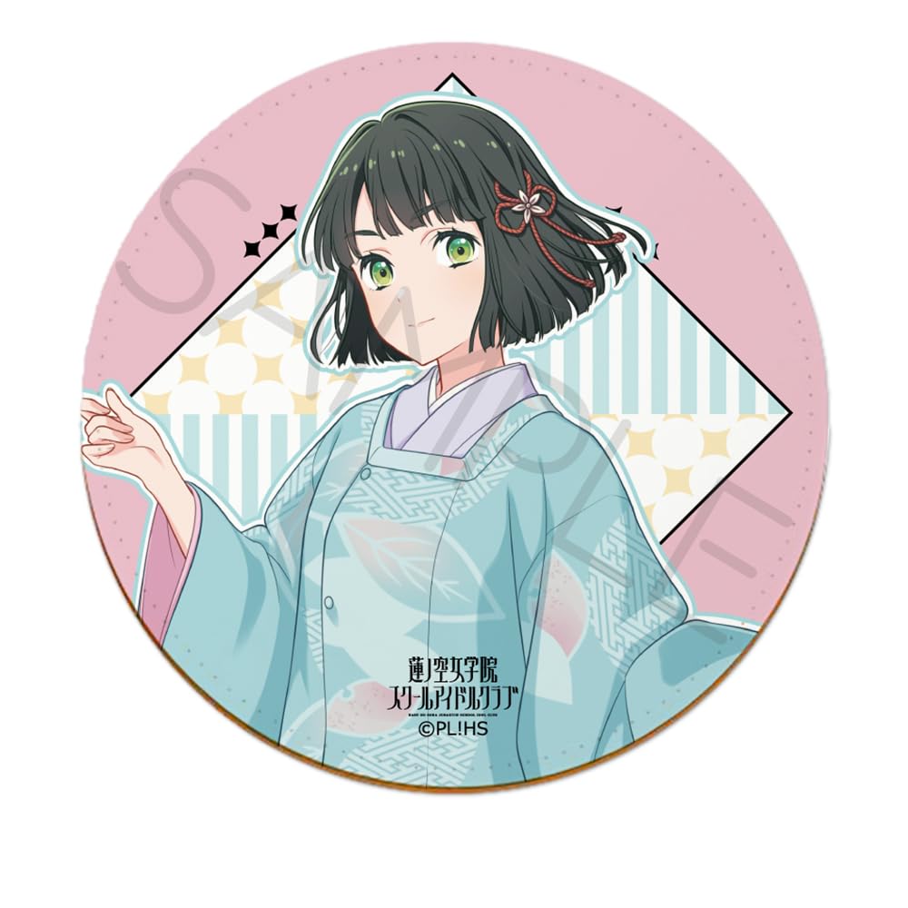 Hasunozora Academy School Idol Momoe Ginko 7th Edition Leather Coaster OD  Love Live! Girls  Club