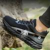 Men Fashion Breathable Steel Toe Caps Working Safety Shoes Summer Tooling Security Boots Worker Safe Sneakers Protect Footwear