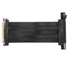 PCIE 4.0 X16 Riser Cable Graphic Card Extension Cable 90 Degree High Speed GPU Adapter Cable Black