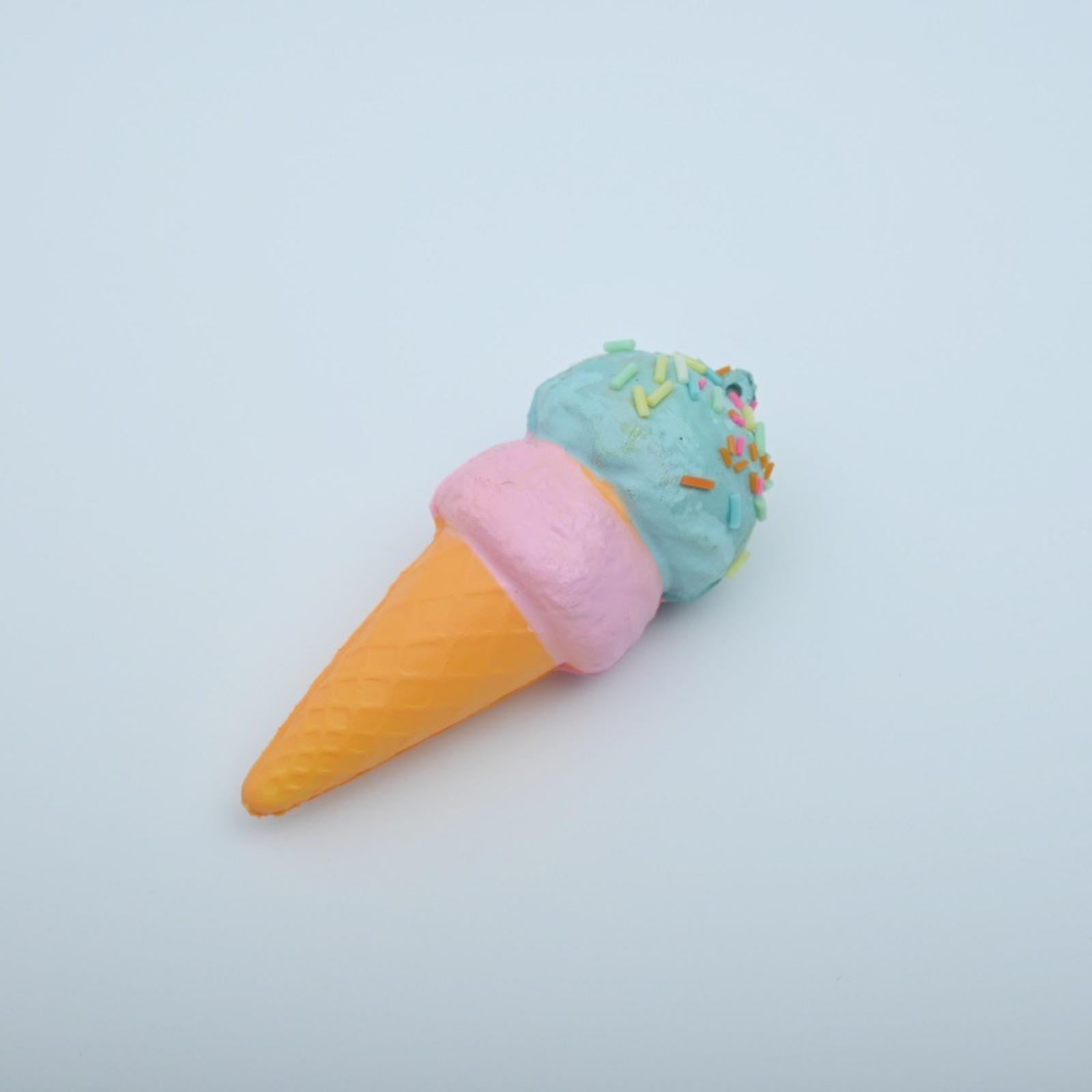 

Ice Cream Shaped Toy with Sprinkles Design Slow Rising Stress Soft Foam Material for Kids and Adults One Size