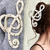 Oversize Shark Clip Headwear Polka Dot Hair Barrettes Retro Musical Note Hair Claw  Headwear