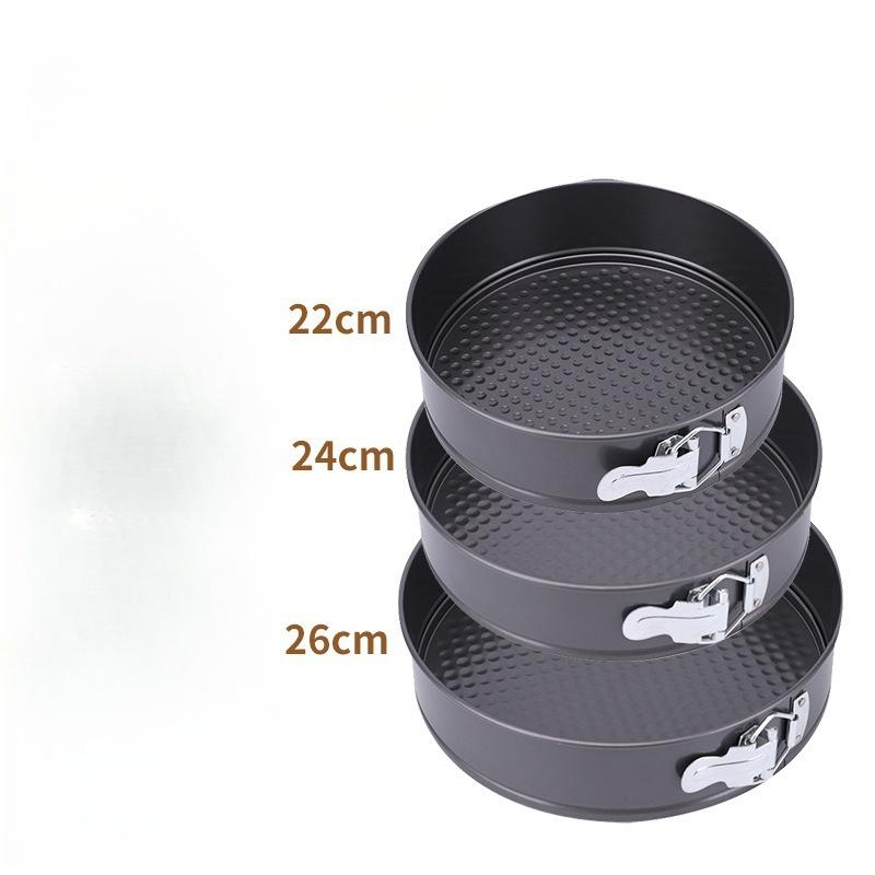 6 Size Carbon Steel Cakes Molds  Removable Bottom Round Mold Cake Baking Pans Non-Stick Cake Mould Kitchen Cake Tool Tray Set