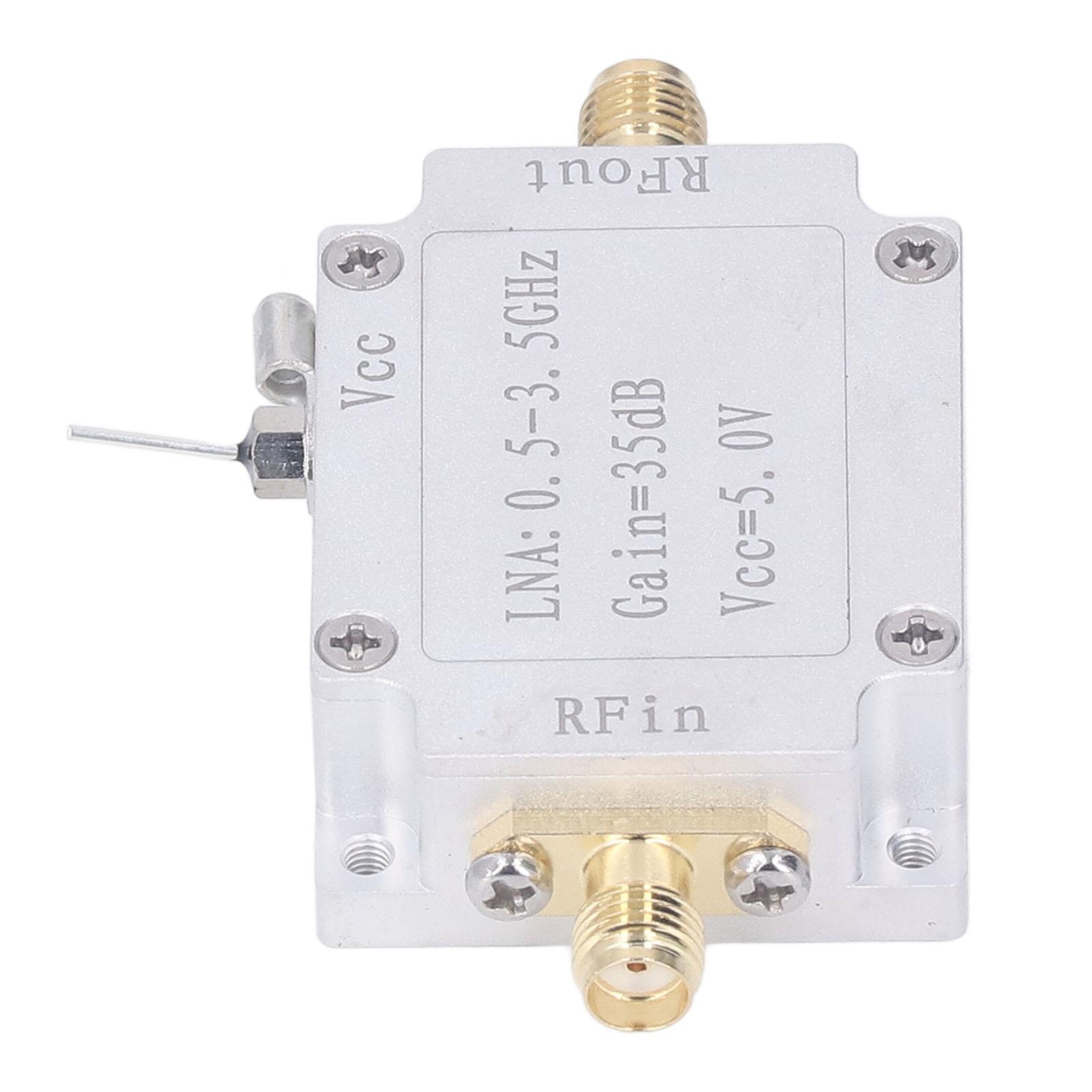 

Усилитель с низким уровнем шума. Простая настройка. 0,5Частота 3,5 ГГц, усиление 35 дБ, LNA 5 В для передачи