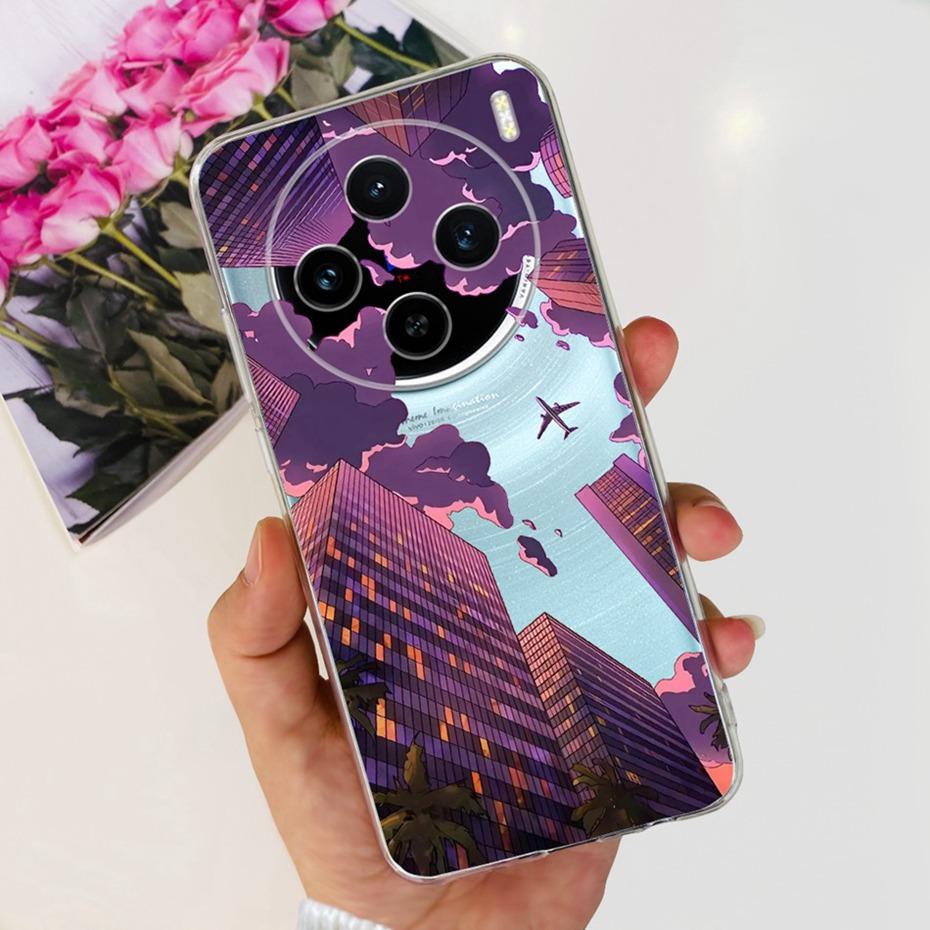 For Vivo X100 / X100 Pro Fashion Dragon Metal Pattern Case Cover For VivoX100 X 100pro 5G Soft Silicone TPU Phone Cases