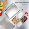 Stainless Steel 4-Compartment Condiment Box