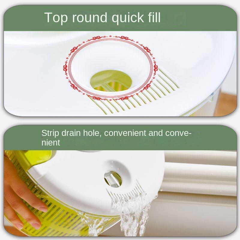 Déshydrateur de Légumes pour Salade Laveur de Fruits et Légumes de Cuisine Essoreuse à Légumes Panier d'Égouttage