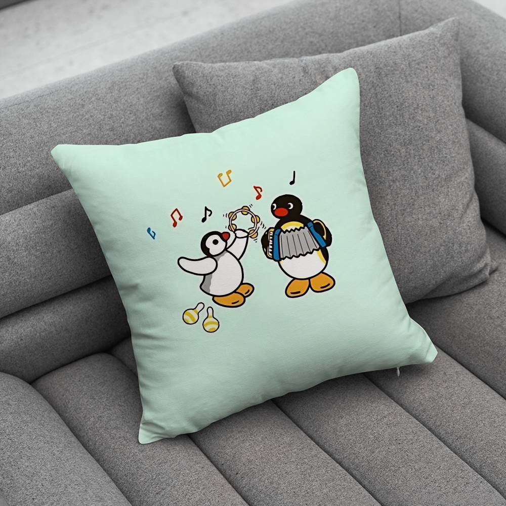 Penguin PPingu Pillow Case Pillowcase Home Sofa Cushions Car Cushions Pillowcover Office Pillowshell Pillow