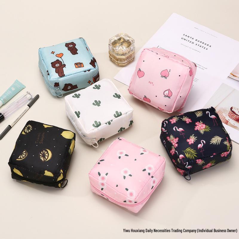 

Cute and Portable Menstrual Pad Storage Pouch for Students