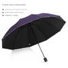 Reversible Large Umbrella for Women, Extra Thick and Reinforced, Dual-Use for Sun and Rain, Men's Double-Person Sun Protection Folding Manual Parasol