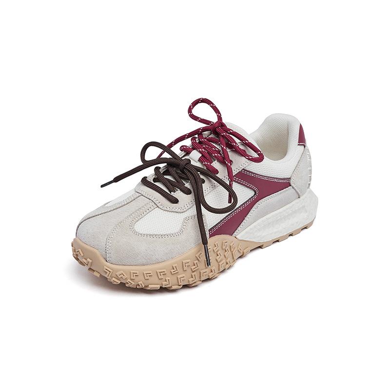 Augustine Platform Forrest Gump Shoes Women's 2025 New Summer Commuter Training Shoes Retro Sports Little White Casual Shoes