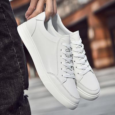 Najnowsze markowe oryginalne skórzane trampki męskie wysokiej jakości buty codzienne białe luksusowe buty męskie wiosna jesień Zapatillas Hombre