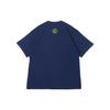Nike Smiley Cartoon Floral Logo Print Round Neck Short Sleeve T-Shirt Men Tops Blue DV0683-419