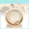 Affordable Hamster Wooden Quiet Running Wheel Solid Wood Silent Exercise Wheel For Pet Decor