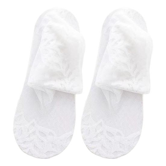 Sheer Socks Thin for Women Mid-tube Nylon Breathable Mesh See Through