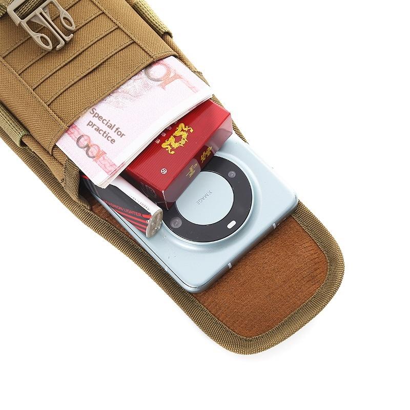 Taktische Outdoor-Gürteltaschen Handytasche Karten-Schlüssel-Gürtel Taille Camping Wandern Laufen Hüfttasche