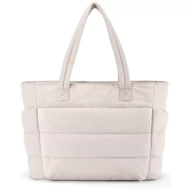 

Handbag Bag for Women Lightweight Puffy Tote Bag with Compartments Shoulder Bag for Gym | Lightweight Quilted for Travel, Work