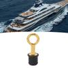 2Pcs Screw Type Compression Drain Plug Excellent Sealing Oxidation Resistant Rubber Brass Boat Drain Plug for Marine Yacht