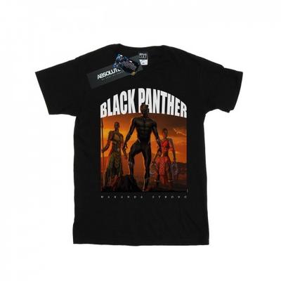 Marvel Mens Black Panther Wakanda Strong T-Shirt