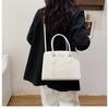 Faux-Leder-Tragetasche für Damen, Koreanischer Stil Achseltasche, Geräumige Pendler-Schulterhandtasche