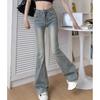Ladies' High Waisted Jeans Autumn Fashion Jeans Vintage Y2K Wide Leg Denim Pants Women  Loose Trousers