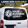 Commercial Vehicle Branding Decal – Logo Layout Optimized for Car Doors & Windows (Max 90cm)