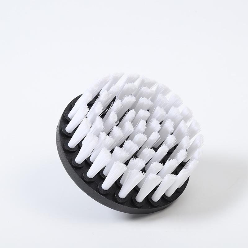 5-inch Electric Drill Brush Set: Car Wash and Cleaning Blue Brush Head Deburring Tool