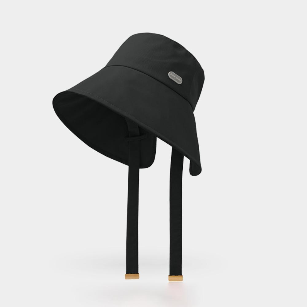 

Однотонная шляпа от солнца, рыболовная шляпа, пляжная кепка, модная шляпа-ведро, лето-весна чёрный