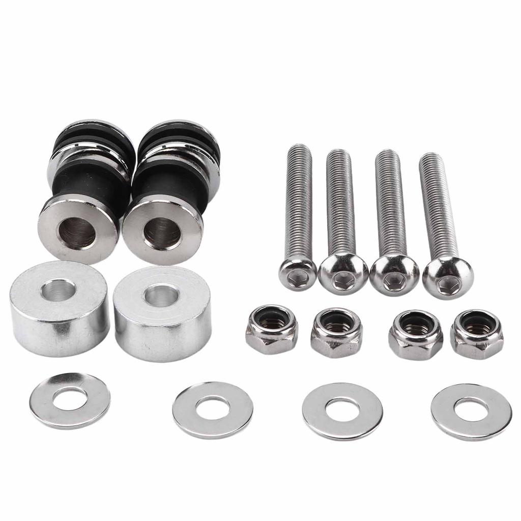 Motorcycle Backrest Sissy Bar Detachable Docking Hardware Kit Replacement for FXST FXSTB 1987‑1999