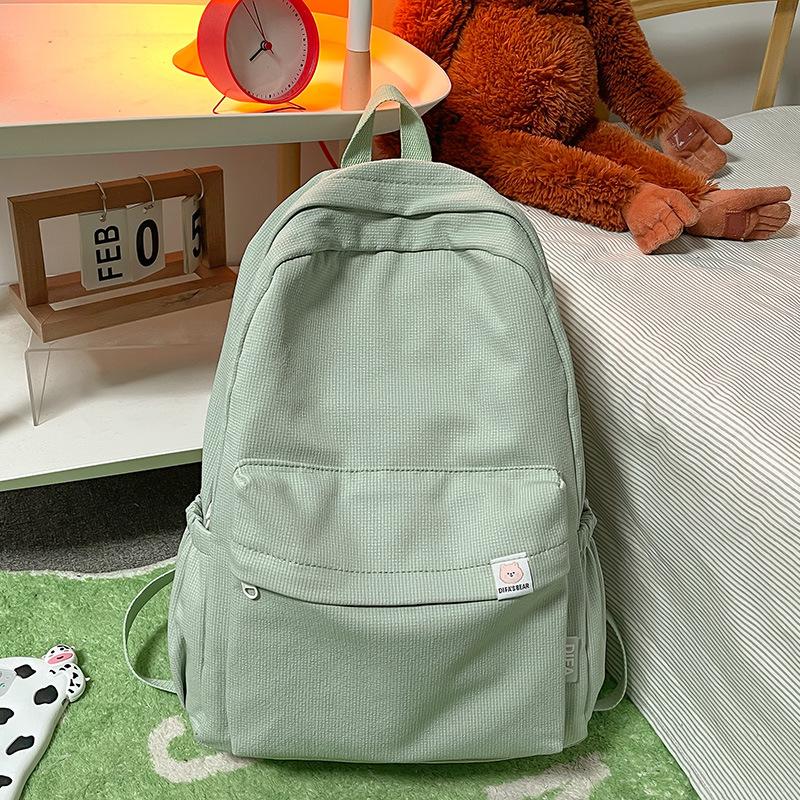 New Schoolbag for Elementary School Students  Girls  Junior High School Students  High Value Letters School Backpack