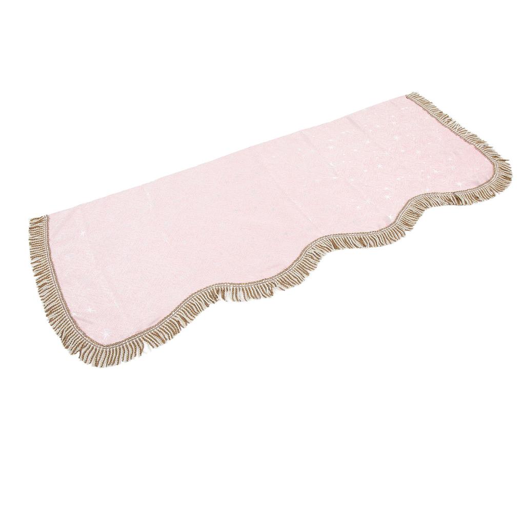 88 Key Piano Dust Proof Cloth Golden Velvet Keyboard Protective Cover with Tassel DecorationPink