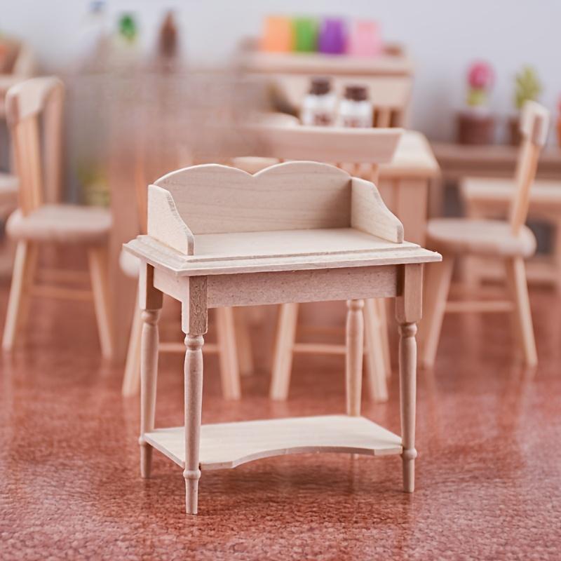 1/12 Scale Miniature Wooden Furniture Model Ornament - DIY Miniature Photography Props- Seasonal Decor - Perfect Gift