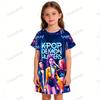 Girls Night Dress Kids Toddler 3 4 5 6 7 8 9 10 11 12 Years Kpop Demon Hunters Summer Short Sleeve Little Girl Nightgown Pajamas